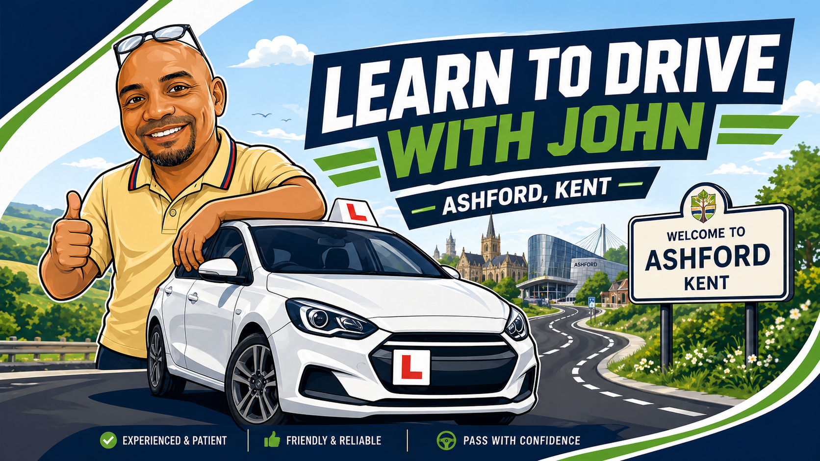 Learn To Drive With John, Ashford, Kent